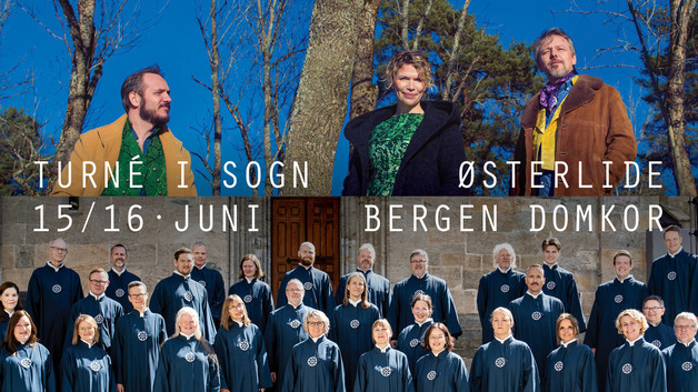 Foto av Bergen domkor og Østerlide. Kreditering: Ingvil Skeie Ljones og Tuva Åserud